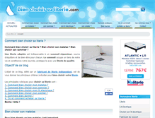 Tablet Screenshot of bienchoisirsaliterie.com
